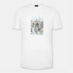 Armani Exchange Тениска Armani Exchange Men's AX Skyline T-Shirt - OFF WHITE