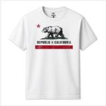 Republic of California Тениска Republic of California Men's Old Flag T-Shirt - White