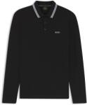 Boss Блуза с яка Boss Mens BOSS GREEN Plisy Long Sleeve Polo Shirt with Logo Detail - Black 001