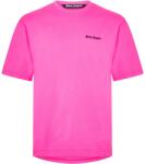 Palm angels Тениска PALM ANGELS Logo Embroidered Cotton T-Shirt - Pink