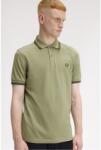 Fred Perry Блуза с яка Fred Perry Short Sleeve Twin Tipped Polo Shirt - Olive Mint Y64