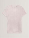 Ted Baker Тениска Ted Baker Women's Metallic Slim Fit T-Shirt - Lt-Pink