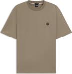 Boss Тениска Boss Mens BOSS BLACK Taut Minimalist Design T-Shirt with Logo Detail - Open Brown 245