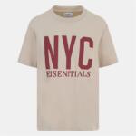 Blank Essentials Тениска Blank Essentials Women's NYC Cotton Short Sleeve Oversized T-Shirt - Summer Sand