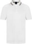 Boss Блуза с яка Boss Mens BOSS BLACK Penrose Slim Fit Polo Shirt with Signature Tipped Collar - White 100