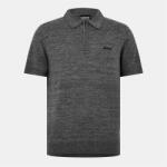 Barbour International Блуза с яка Barbour International Maverick Mouline Knitted Polo Shirt - Black