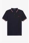 Fred Perry Блуза с яка Fred Perry Long Sleeve Twin Tipped Polo Shirt - Navy T55