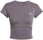 adidas Women's Short-Sleeve Performance Gym Top - Grey Strata