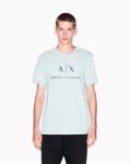 Armani Exchange Тениска Armani Exchange Armani Exchange Logo T-shirt - Aqua Grey - Mint Green