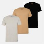 Ralph Lauren Тениска Polo Ralph Lauren 3-pack T-shirts - Camel/Gry/Blk