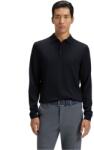 Boss Men's Lancione Long-Sleeve Polo - Dark Blue