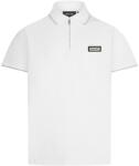 MALLET Блуза с яка MALLET Men's Breathable Soft-Touch Short Sleeve Polo Shirt - White Organic