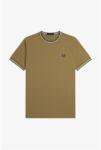Fred Perry Тениска Fred Perry Twin Tipped T-Shirt - ShadedStone Z60