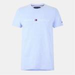 Tommy Hilfiger Тениска Tommy Hilfiger Logo Crew Neck T Shirt - Hthr Blue DS9