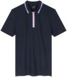 PS Paul Smith Блуза с яка PS Paul Smith Men's Quarter Zip Short Sleeve Polo Shirt - Blue 49