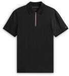 Tommy Hilfiger Блуза с яка Tommy Hilfiger Signature Zip Placket Polo Shirt - Black BDS