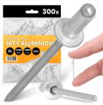 TRCR 300x Törhető Szegecsek 3, 2x8 mm Alumínium Acél Horganyzott Rozsdamentes Iu szegecs (SE030311303)