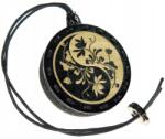  Autóillatosító fa medál Deconet Black Premium Yin Yang