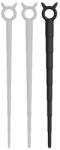 UrethralPlay Diablo - szilikon húgycső ingerlő rúd 25 cm, 7-14 mm átmérővel