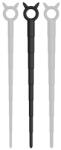 UrethralPlay Diablo M - szilikon urethra tágító 25 cm, 5-12 mm átmérővel