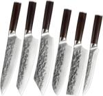 HARAHU WO-39187 Konyhakés készlet - 6db/Barna KP39187