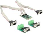 Delock Mini PCIe I/O PCIe Teljes Méret 2 X Serial RS-422 / 485 600 W Surge (95245) - fizz