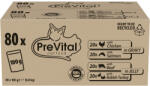 PreVital teljes értékű állateledel felnőtt macskák számára 80 x 100 g