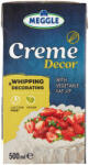 Meggle Creme Decor UHT cukrozott növényi zsír alapú készítmény hab készítéséhez 500 ml