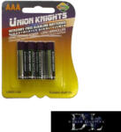Union Knights higanymentes alkáli elem LR03 (AAA) 4db/bliszter (951910)
