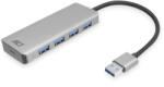 ACT AC6121 4-portos USB3.0 HUB Grey (AC6121) - mzona