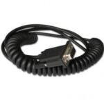 Honeywell Cable: RS232 (5V signals), black, DB9 Female, 3m (9.8Â´), coiled, 5V external power with option power on pin 9, w/o ferrite (ONCBL-020-300-C00)