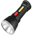 TED Electric Lanterna cu acumulator litiu L18650x2 plastic LED + COB + cablu incarcare USB TL-8246-2 TED004239 (A0115055)