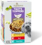 Applaws Dog Taste Toppers Broth Selection Multipack 6x85 g mix arome plic în supă