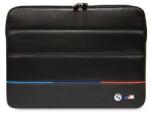 CG Mobile Bmw carbon tricolor tabletvédő fekvő, eco bőr hatású laptop/notebook/tablet, univerzális, 14" méret, karbon minta, fekete (BMCS14PUCARTCBK)