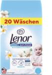 Lenor mosópor zacskós 20 mosás 1, 2 kg Sensitive Cotton&Tiare Flowers