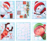 Karll 6 db Faburo karácsonyi matrica készlet, PVC, tarka, 30 x 90 cm (PX00187UKE3)