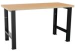 Lista Műhely munkapad LISTA, 1500x700x840 mm, fekete