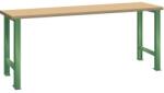 Lista Műhely munkapad LISTA, 1500x750x890 mm, teherbírás 600 kg, zöld