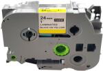 AIMO Banda laminata compatibila Brother TZe-651, 24 mm, negru pe galben, pentru semnalizare industriala, echipamente si avertizare vizuala (BHATZE651)