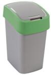 Keter Pacific műanyag szemetes, 25 l űrtartalom, szürke/zöld