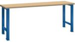 Lista Műhely munkapad LISTA, 1500x750x840 mm, teherbírás 600 kg, rikító kék