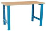 Lista Műhely munkapad LISTA, 1500x750x890 mm, teherbírás 600 kg, világoskék