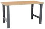 Lista Műhely munkapad LISTA, 1500x750x840 mm, teherbírás 600 kg, sötétszürke