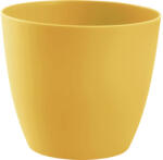 Gardenico Mască ghiveci Ella plastic Ø 18 cm H 16 cm galben miere (4111473171)