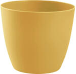 Gardenico Mască ghiveci Ella plastic Ø 25 cm H 22, 2 cm galben miere (4111475171)