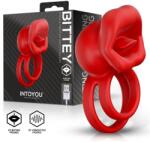 InToYou Bittey Biting & Vibrating Mouth Cockring Red