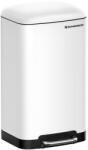 SONGMICS Konyhai szemeteskuka 30 L pedálos fehér (LTB01W)
