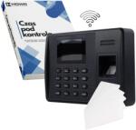  Idő- és jelenlétrögzítő RFID WIFI 125 kHz 13, 56 MHz + 15 db 125 kHz-es kártya + " Időkontroll alatt" e-könyv