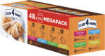 CLUB 4 PAWS Premium Megapack nedves macskaeledel (1 karton | 48 alutasak | 48 x 85 g) 4.08kg