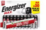 Energizer Elem, AA ceruza, 20 db, ENERGIZER Max